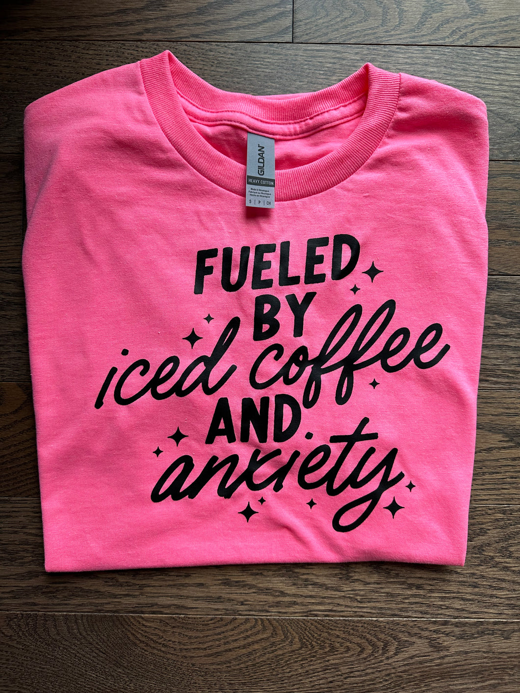 Fueled By Iced Coffee & Anxiety Tshirt